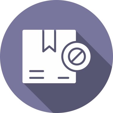 Yasaklanmış Kabartma Çemberi Vektör Simgesi Tasarımı