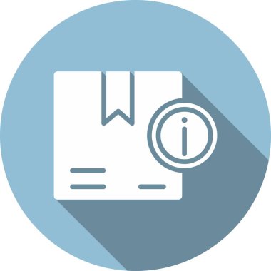 Bilgi Kabartma Çemberi Vektör Simgesi Tasarımı