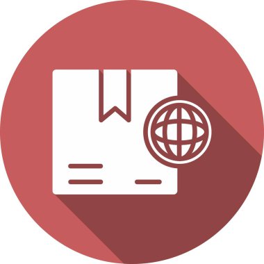 Dünya Kabartma Çemberi Vektör Simgesi Tasarımı