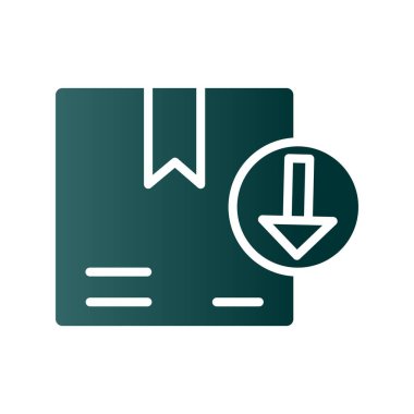 Glyph Gradyan Vektör Simgesi Tasarımı İndir