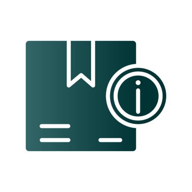 Bilgi Kabartması Gradyan Vektör Simgesi Tasarımı