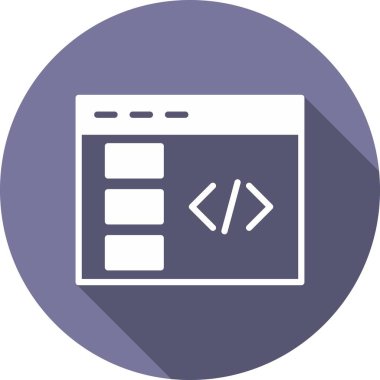 Web Sitesi Kabartma Çemberi Vektör Simgesi Tasarımı