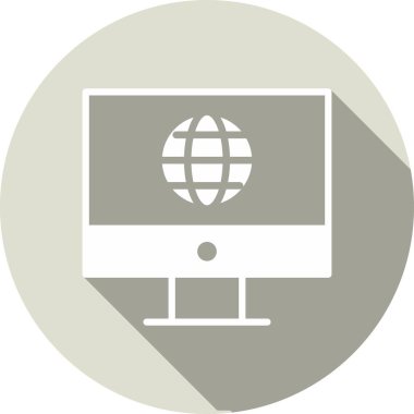  Lcd Glyph Çember Vektör Simgesi Tasarımı