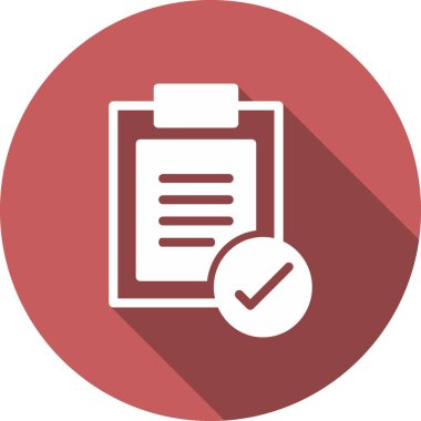 Tik Tipi Çember Vektör Simgesi Tasarımı