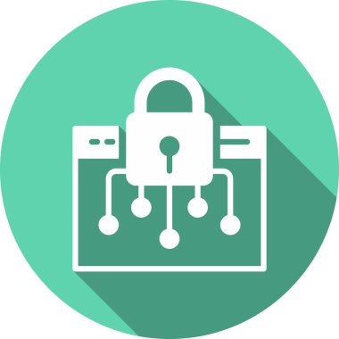 Kabartma Çemberi Vektör Simgesi Tasarımı Koru