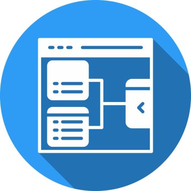 Glyph Çember Vektör Simgesi Tasarımı Listesi