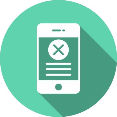 Glyph Çember Vektör Simgesi Tasarımı Kapat