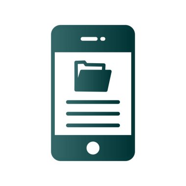 Dizin Gradyan Vektör Simgesi Tasarımı