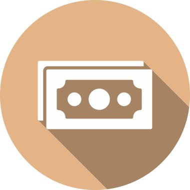 Dolar Glyph Kiralama Vektörü Simgesi Tasarımı