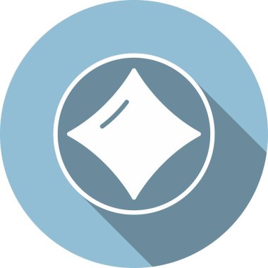 Diamond Glyph Kiralama Vektör Simgesi Tasarımı