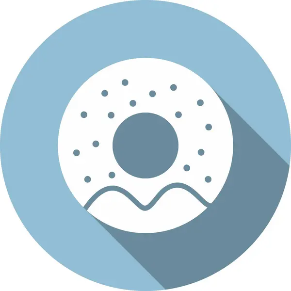 Icône Vectorielle Donut Glyph Circle Desig — Image vectorielle