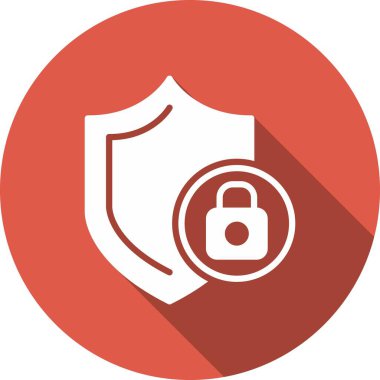  Koruma Kabartma Çemberi Vektör Simgesi Tasarımı