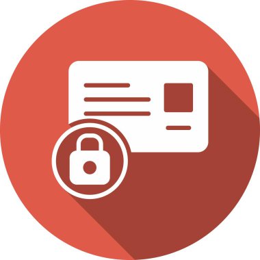  Kredi Kartı Kabartma Çemberi Vektör Simgesi Tasarımı