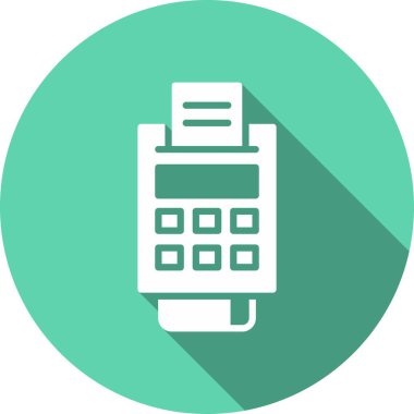  Ödeme Kabartma Çemberi Vektör Simgesi Tasarımı