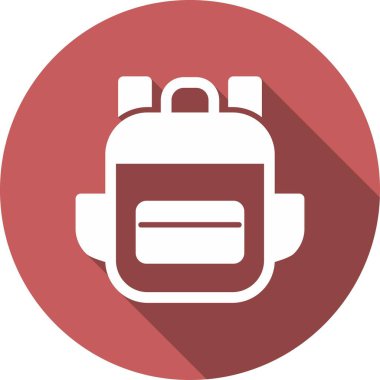 Çanta Kabartma Çemberi Vektör Simgesi Tasarımı