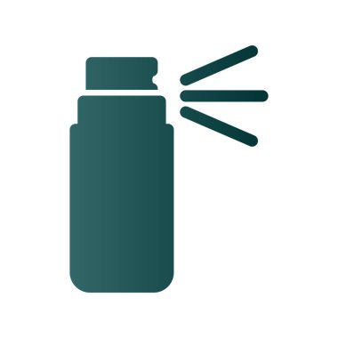 Spry Glyph Gradyan Vektör Simgesi Tasarımı