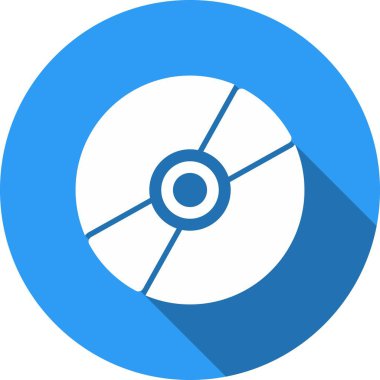 Disk Kabartma Çemberi Vektör Simgesi Tasarımı