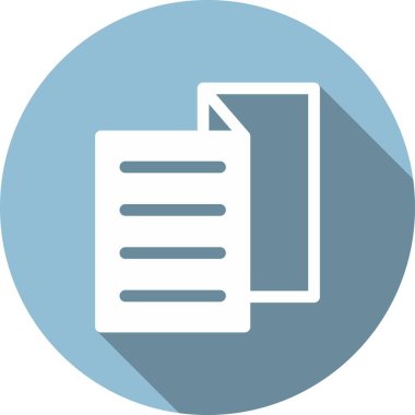 Broşür Çember Vektör Simgesi Tasarımı