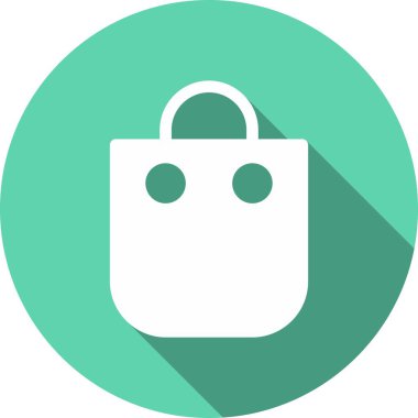 Çanta Kabartma Çemberi Vektör Simgesi Tasarımı