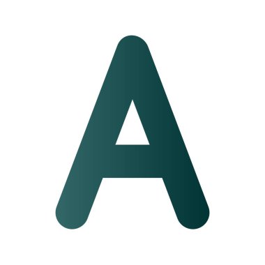 Bir Glyph Gradyan Vektör Simgesi Tasarımı