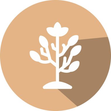 Ağaç Kabartma Çemberi Vektör Simgesi Tasarımı