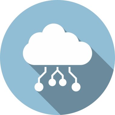 Sunucu Kabartma Çemberi Vektör Simgesi Tasarımı