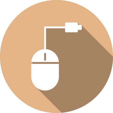 Fare Kabartma Çemberi Vektör Simgesi Tasarımı