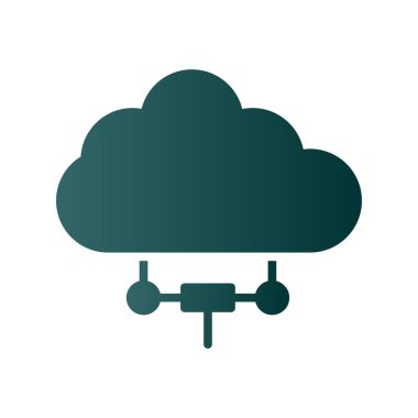 Glyph Gradyan Vektör Simgesi Tasarımı Sunuluyor