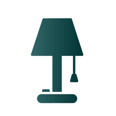 Lamba Kabartması Gradyan Vektör Simgesi Tasarımı