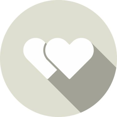 Sevilen Kabartma Çemberi Vektör Simgesi Tasarımı