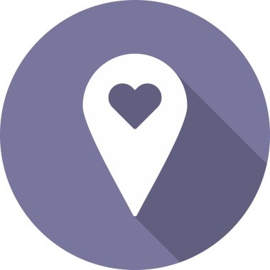  Harita Kabartma Çemberi Vektör Simgesi Tasarımı