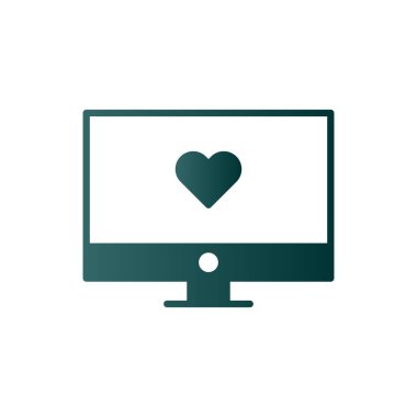 Glyph Gradyan Vektör Simgesi Tasarımı İzle