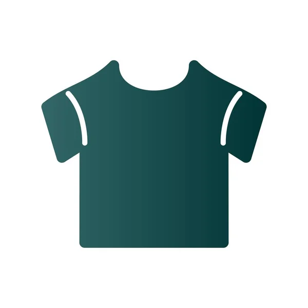 Shirt Glyph Gradiente Vettoriale Icona Desig — Vettoriale Stock