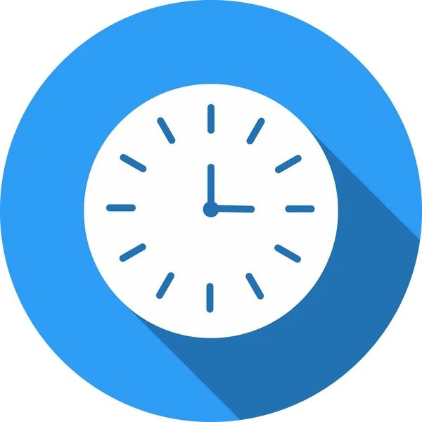 Saat Kabartma Çemberi Vektör Simgesi Tasarımı — Stok Vektör