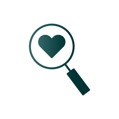  Glass Glyph Gradyan Vektör Simgesi Tasarımı