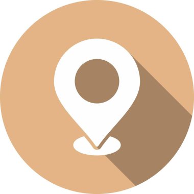 Seyahat Glyph Çemberi Vektör Simgesi Tasarımı