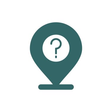 Bilinmeyen Glyph Gradyan Vektör Simgesi Tasarımı