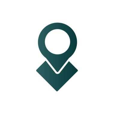  Gps Gradyan Vektör Simgesi Tasarımı