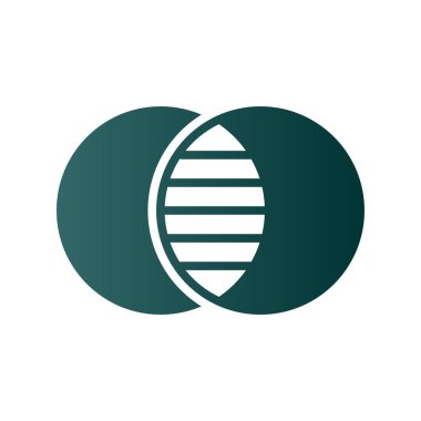  Pigment Glyph Gradyan Vektör Simgesi Tasarımı