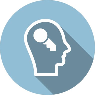 Anahtar Kabartma Çemberi Vektör Simgesi Tasarımı