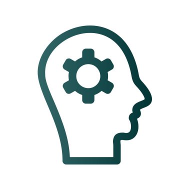 Glyph Gradyan Vektör Simgesi Tasarımı Ayarlanıyor