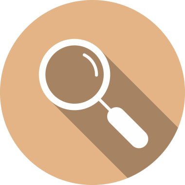 Glyph Çember Vektör Simgesi Tasarımı Ara