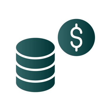 Yazı Tipi Gradyan Vektör Simgesi Tasarımı