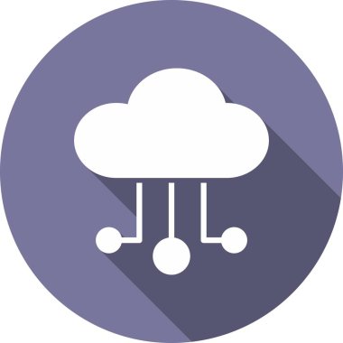 Ağ Kabartma Çemberi Vektör Simgesi Tasarımı