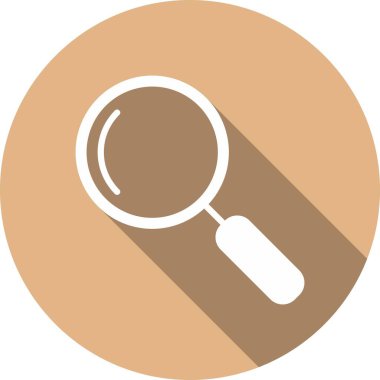 Glyph Çember Vektör Simgesi Tasarımı Ara