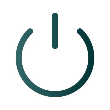 Glyph Gradyan Vektör Simgesi Tasarımı 'nı kapat