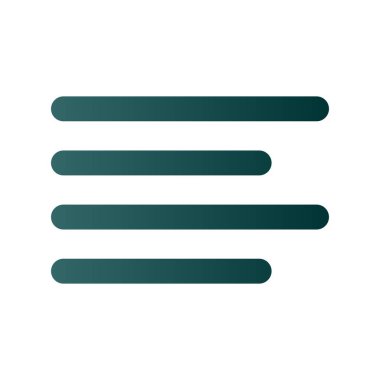 Glyph Gradyan Vektör Simgesi Tasarımı Hizala