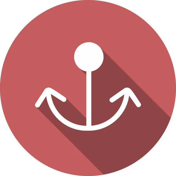 Hook Glyph环矢量Icon设计船 — 图库矢量图片