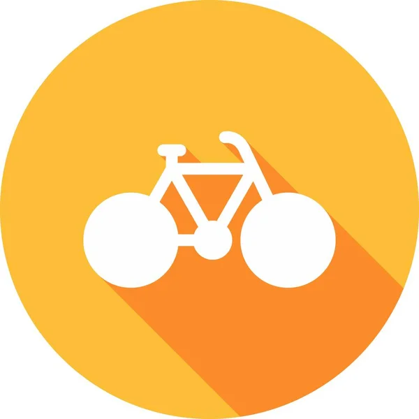 Велосипед Гліф Коло Векторні Іконки Демонстрація — стоковий вектор