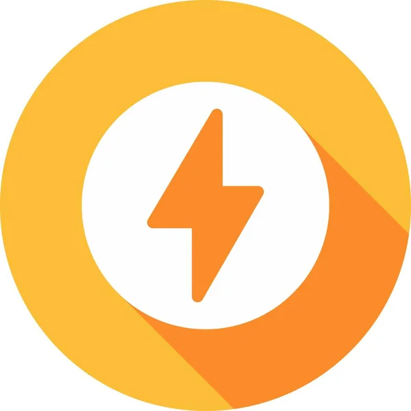 Energy Glyph Circle Vector Icon Desig — Stockvektor